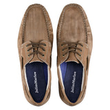 Julius Marlow Lateral Boat Shoe - Tan Wash