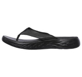 SKECHERS 55352 ON THE GO 600 SEAPORT THONGS - Black/Black
