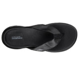 SKECHERS 55352 ON THE GO 600 SEAPORT THONGS - Black/Black