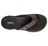 SKECHERS 55352 ON THE GO 600 SEAPORT THONGS - Chocolate