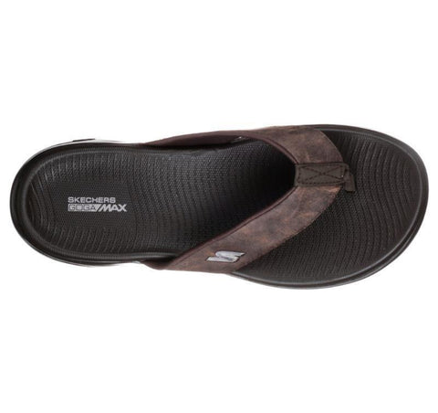 SKECHERS 55352 ON THE GO 600 SEAPORT THONGS - Chocolate