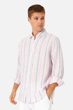 Industrie THE BARLETTA Linen Long Sleeve Shirt