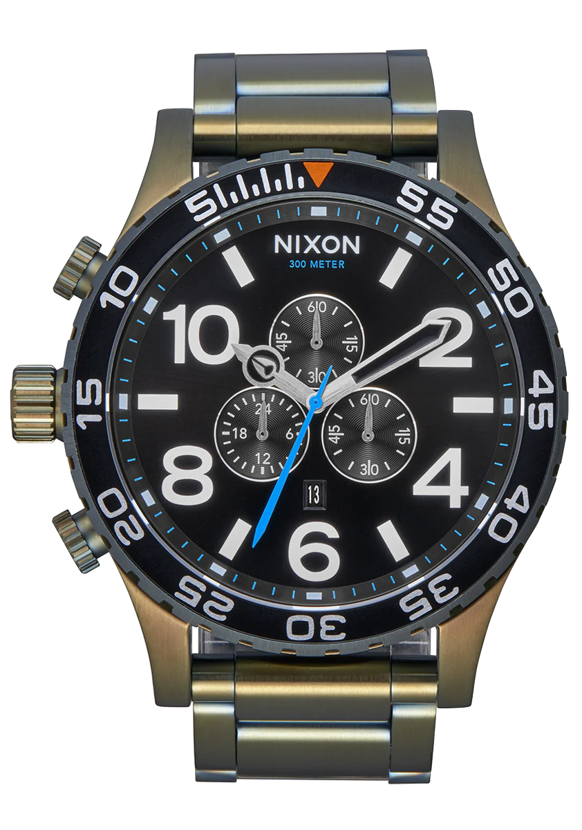 NIXON THE 51-30 CHRONO 2本セット 訳あり電池切れ NIXON 51-30クロノ 箱付 USED 電池切れ - メルカリ