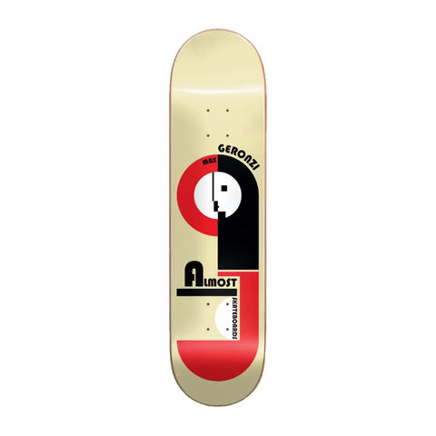 ALMOST Max Geronzi Bauhaus Impact Light 8.25" SKATEBOARD DECK