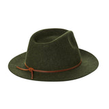 Brixton Wesley Fedora - Moss/Brown Mix