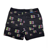 BRIXTON VOYAGE SHORT - Black Service Print