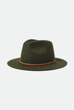 Brixton Wesley Fedora - Moss/Brown Mix
