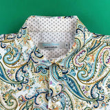 Jimmy Stuart EDEN PAISLEY L/S SHIRT - Beige/Green