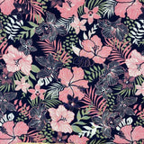 Jimmy Stuart HIBISCUS HAWAIIAN L/S SHIRT - Pink/Navy
