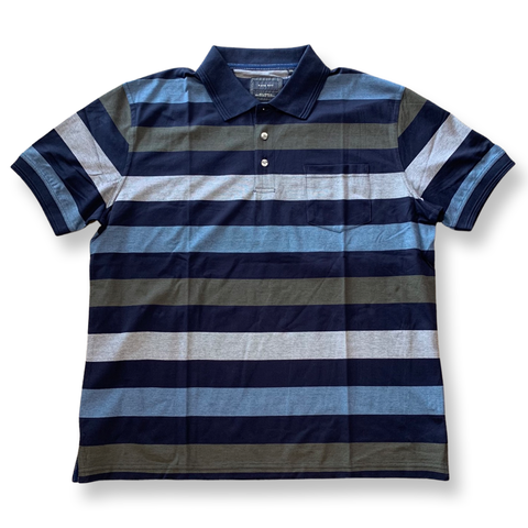Back Bay G660107 Mercerized Polo - Navy