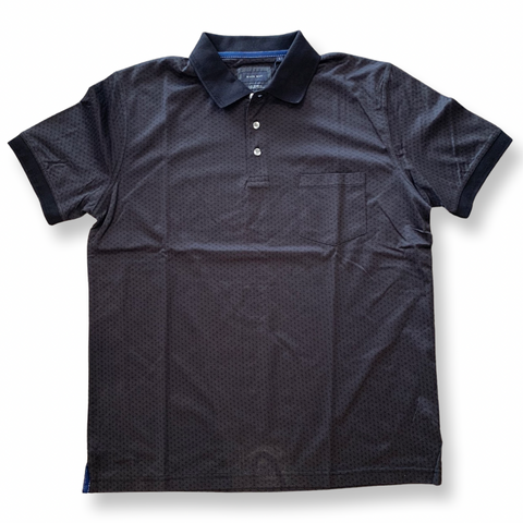 Back Bay G660101 Mercerized Polo - Black
