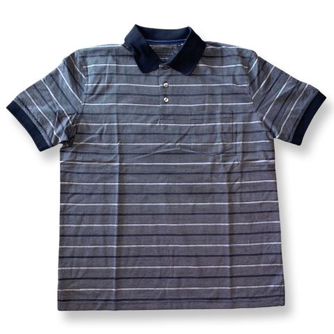 Back Bay G660102 Mercerized Polo - Midnight