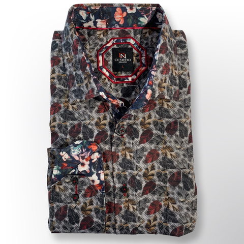 Di Nero Long Sleeve Shirt - Mizo Ash