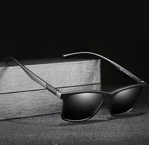 E-Male Classic Polarised Sunglasses - Matte Black