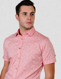 James Harper Liverpool Triangle Print SS Shirt