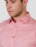 James Harper Liverpool Triangle Print SS Shirt