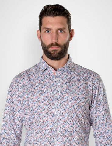 James Harper Michael Leunig 'Odd Birds' Long Sleeve Print Shirt