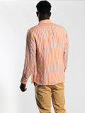JAMES HARPER JHS386 DOUBLE STRIPE LINEN SHIRT - Koi