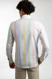 JAMES HARPER JHS470 LONG SLEEVE BOLD STRIPE OXFORD SHIRT - Multi