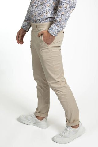 JAMES HARPER JHRT24 CHINO PANT - Pebble