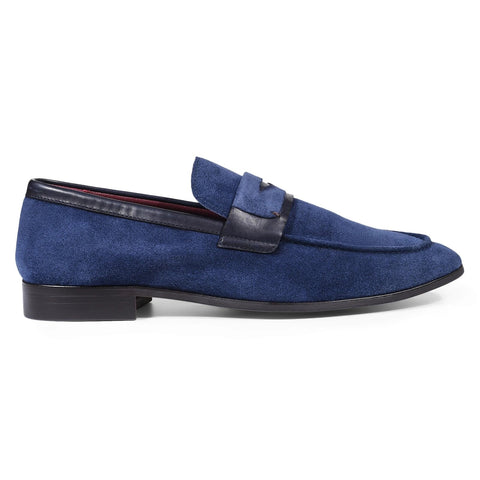 Julius Marlow Lark Slip On - Navy Suede