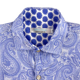 Jimmy Stuart MIST PAISLEY L/S SHIRT - Blue