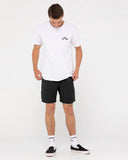 Rusty Overtone Linen Elastic Short - Black
