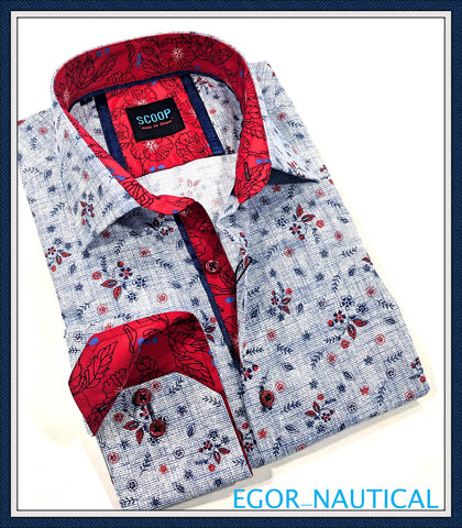 Scoop Egor L/S Shirt - Nautical