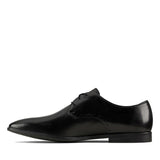 Clarks Bampton Park Leather Shoe - Black