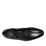 Clarks Bampton Park Leather Shoe - Black