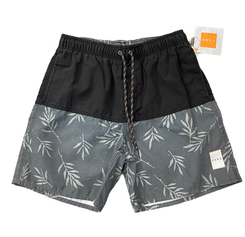Vues V53J07 Split Swim Trunk - Black