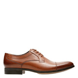 Clarks Conwell Cap Leather Shoe - Tan