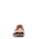 Clarks Conwell Cap Leather Shoe - Tan