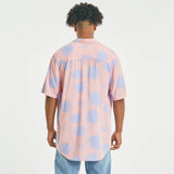 NOMADIC PARADISE Belong Relaxed Short Sleeve Shirt - Pink/Purple Print