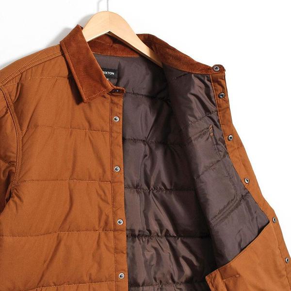 BRIXTON Cass Puffer Jacket Copper – E-Male Store