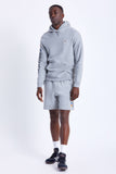 BRIXTON Stem Fleece Crossover Short - Heather Grey