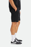 BRIXTON SHIELD CREST Mesh Short - Black