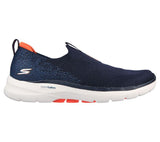 Skechers 216202 GO WALK 6 Sneaker - Navy Orange