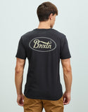 BRIXTON PARSONS S/S TAILORED TEE - Black