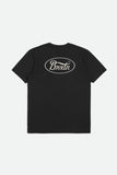 BRIXTON PARSONS S/S TAILORED TEE - Black
