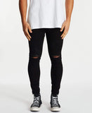 SUSHI RADIO Hacksaw Cropped Skinny Jean - Washed Black