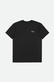BRIXTON PARSONS S/S TAILORED TEE - Black