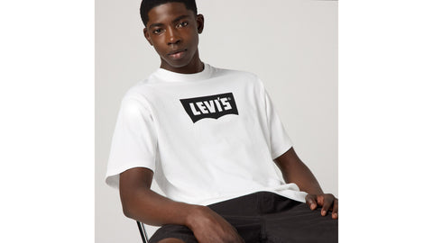LEVI'S® 000RY-0005 Vintage Batwing Graphic Tee - Vtg Bw Logo White Plus