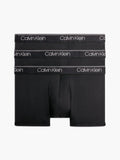 CALVIN KLEIN NB2569 Micro Stretch 3 Pack Low Rise Trunks - Black