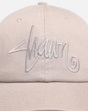 SDOUBLE Shawn Script Strapback Cap - Unbleached