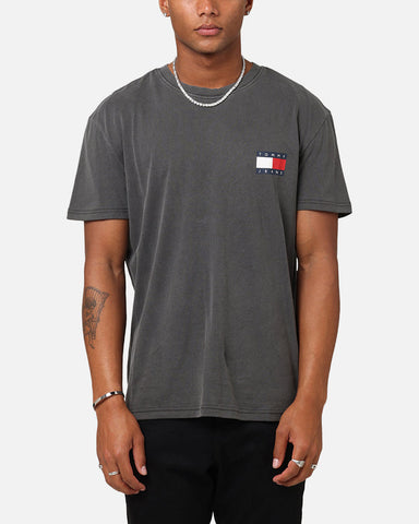 TOMMY JEANS DM0DM20346_BDS RG Heritage Flag Tee - Black