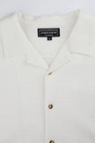 JAMES HARPER JHS62O Fancy Knit S/S Shirt - Natural