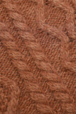 JAMES HARPER JHK73 Cable Crew Knitwear - Latte