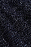 JAMES HARPER JHK72 1/4 Zip Fleck Knitwear - Navy