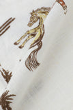 JAMES HARPER JHS622 Rodeo Cuban Collar Linen Shirt - White